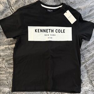 Kenneth Cole Black and White Logo T-Shirt